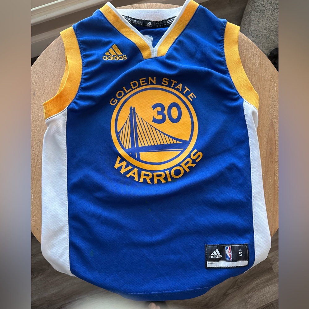 Steph Curry Warriors jersey kids S